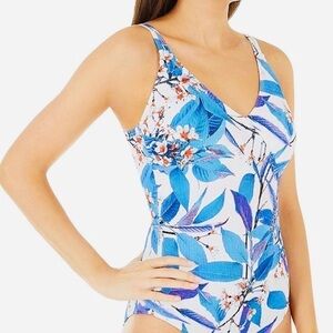 NEW Gottex Women's Surplice One Piece Swimsuit